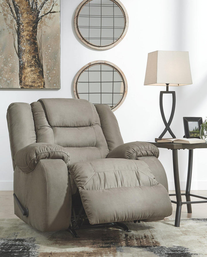 McCade Recliner 1010425 Cobblestone Contemporary Motion Upholstery By AFI - sofafair.com
