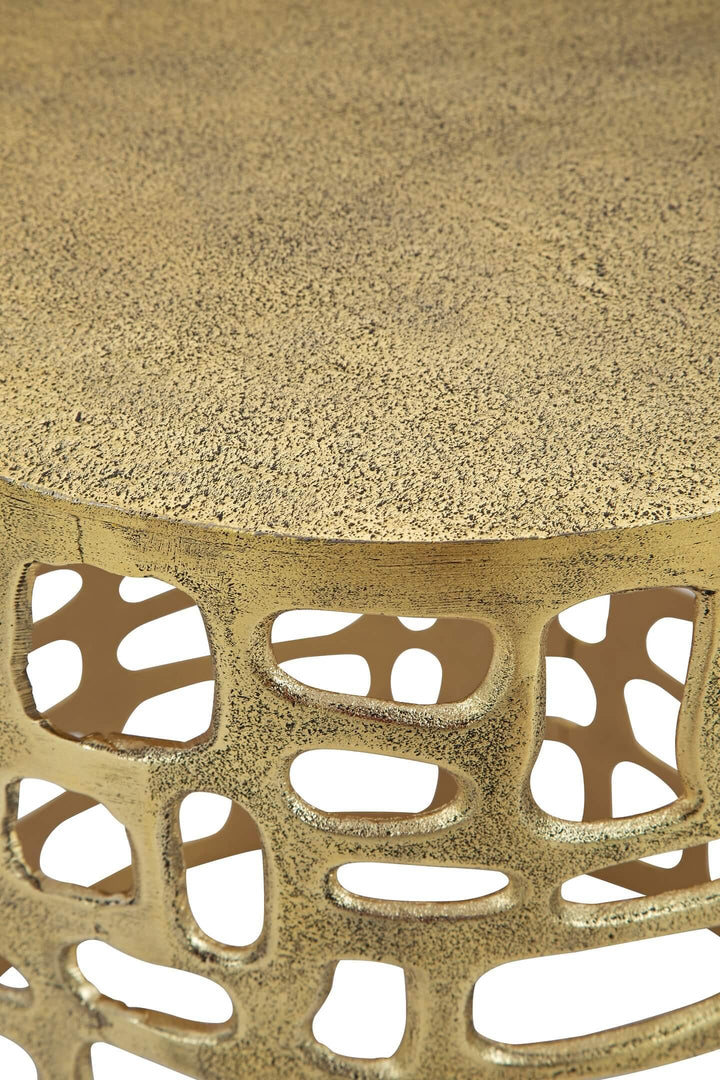 A4000542 Metallic Contemporary Gracylee Accent Table By AFI - sofafair.com