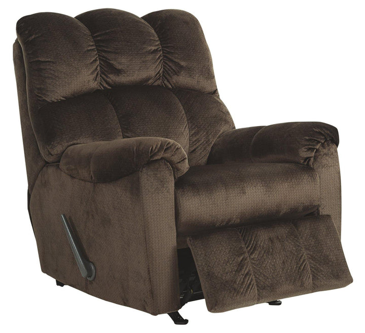 Foxfield Recliner 1040225 Chocolate Contemporary Motion Recliners - Free Standing By AFI - sofafair.com