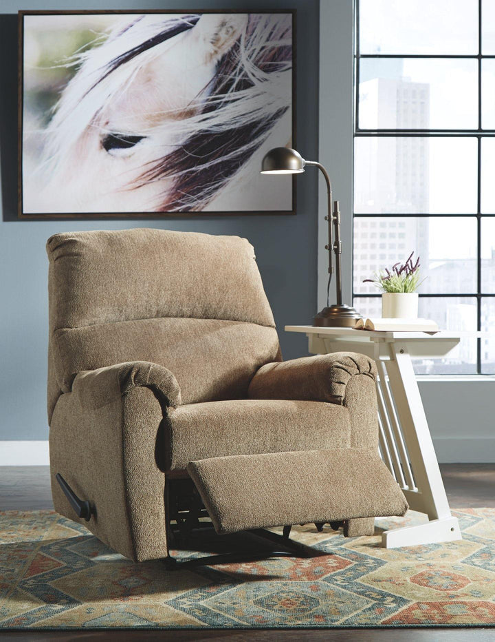 Nerviano Recliner 1080129 Mocha Contemporary Motion Recliners - Free Standing By AFI - sofafair.com