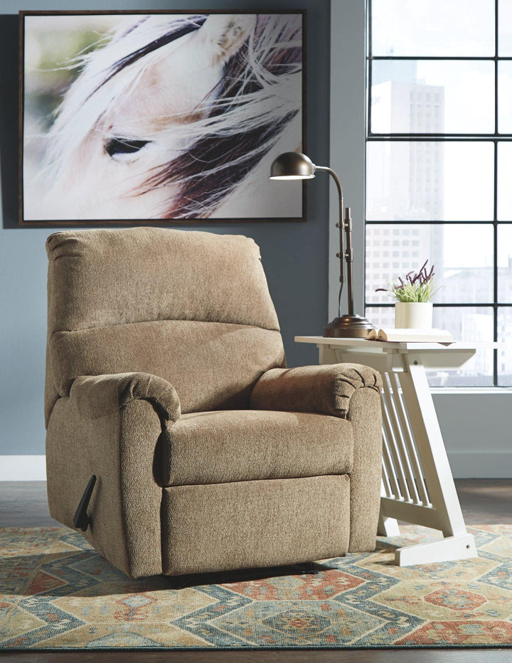 Nerviano Recliner 1080129 Mocha Contemporary Motion Recliners - Free Standing By AFI - sofafair.com