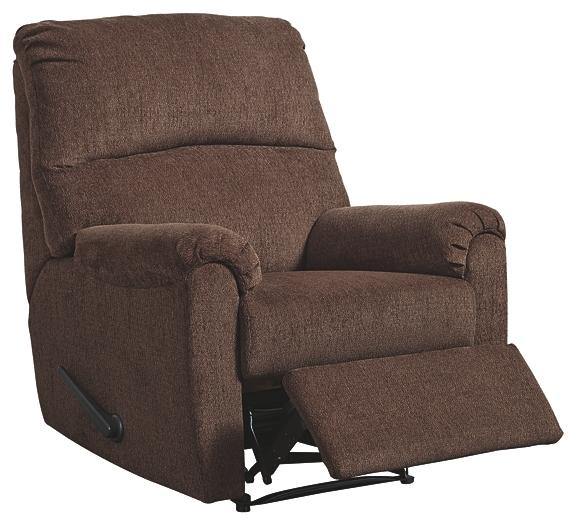 Nerviano Recliner 1080229 Chocolate Contemporary Motion Recliners - Free Standing By AFI - sofafair.com