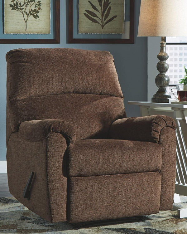 Nerviano Recliner 1080229 Chocolate Contemporary Motion Recliners - Free Standing By AFI - sofafair.com