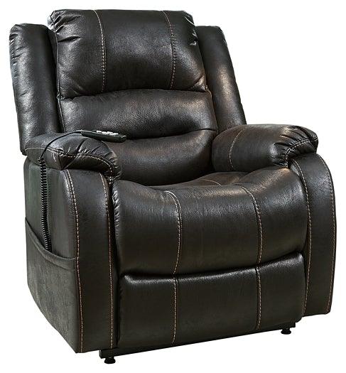 Yandel Power Lift Recliner 1090112 Black Contemporary Motion Recliners - Free Standing By AFI - sofafair.com