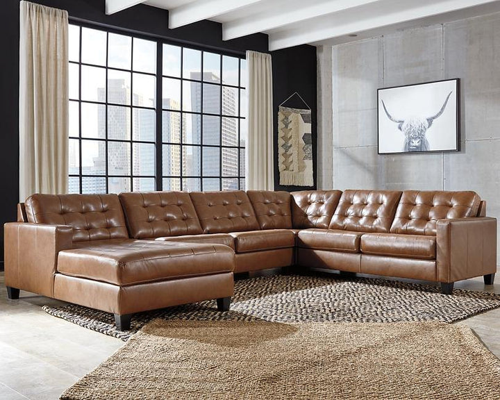Baskove 4Piece Sectional with Chaise 11102S1 Auburn Contemporary Stationary Sectionals By AFI - sofafair.com