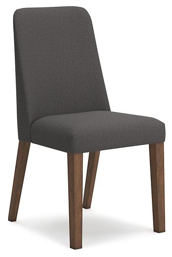 D615-02 Black/Gray Contemporary Lyncott Dining Chair By Ashley - sofafair.com