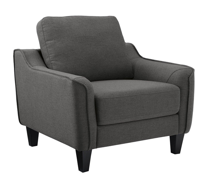 Jarreau Chair 1150220 Gray Contemporary Stationary Upholstery By AFI - sofafair.com