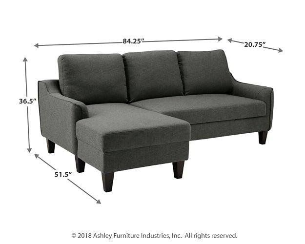 Jarreau Sofa Chaise Sleeper 1150271 Gray Contemporary Stationary Upholstery By AFI - sofafair.com