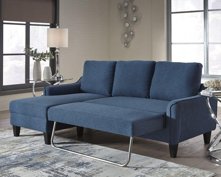 Jarreau Sofa Chaise Sleeper 1150371 Blue Contemporary Stationary Upholstery By AFI - sofafair.com