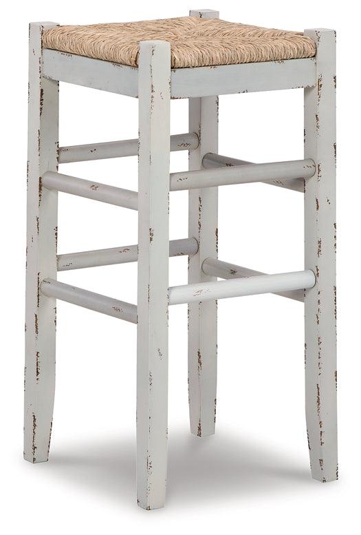 Mirimyn Bar Height Bar Stool D508-230 White Casual Barstools By Ashley - sofafair.com