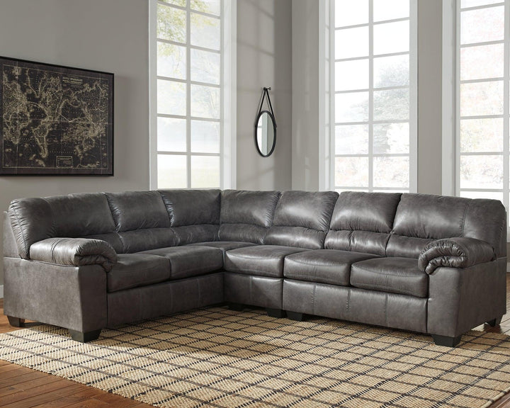 Bladen 3Piece Sectional 12021S4 Slate Contemporary Stationary Sectionals By AFI - sofafair.com