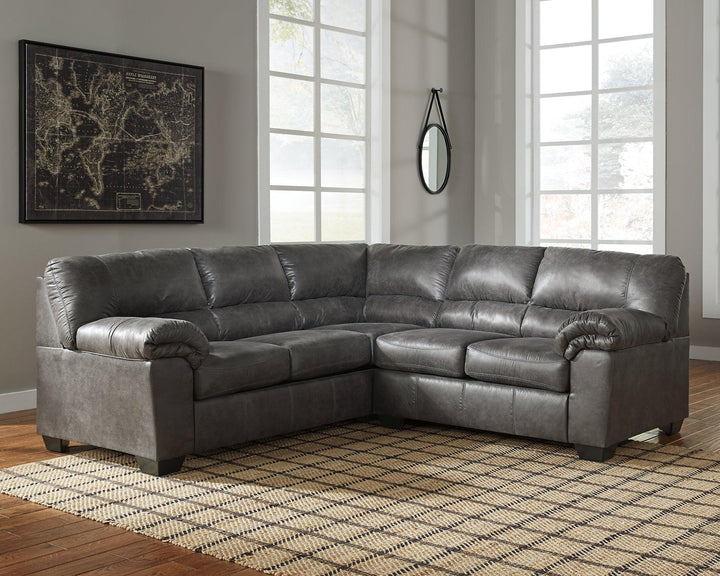 Bladen 2Piece Sectional 12021S2 Slate Contemporary Stationary Sectionals By AFI - sofafair.com