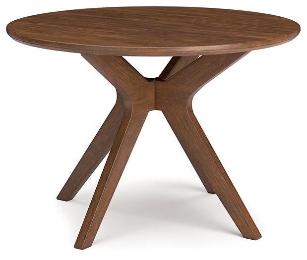 Lyncott Dining Table D615-15 Brown/Beige Contemporary Casual Tables By Ashley - sofafair.com