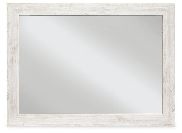 B181-36 White Traditional Paxberry Bedroom Mirror By AFI - sofafair.com