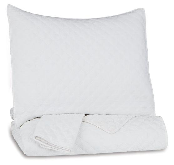 Ryter Twin Coverlet Set Q721001T White Casual Coverlet Set Twin By Ashley - sofafair.com