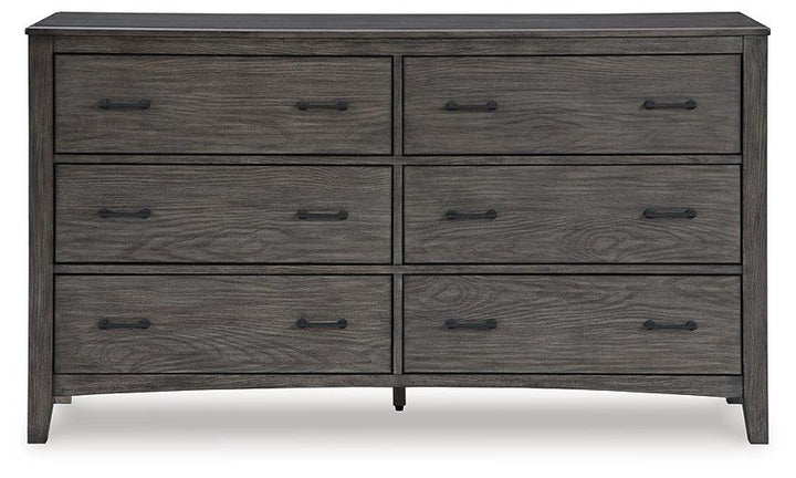 B651-31 Black/Gray Casual Montillan Dresser By Ashley - sofafair.com