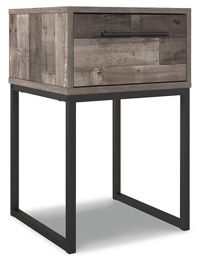 EB2120-291 Black/Gray Casual Neilsville Nightstand By AFI - sofafair.com