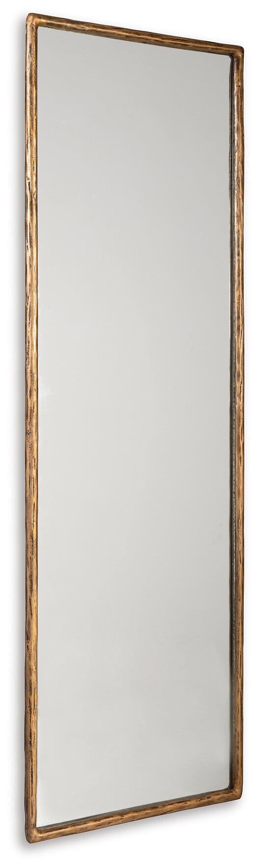 Ryandale Floor Mirror A8010265 Metallic Contemporary Decorative Oversize Accents By AFI - sofafair.com