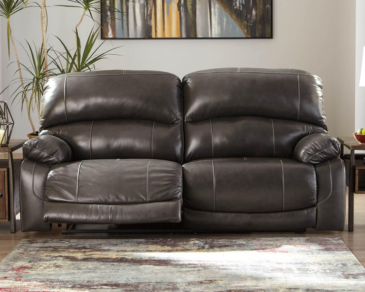 Hallstrung Power Reclining Sofa U5240347 Brown/Beige Contemporary Motion Upholstery By Ashley - sofafair.com