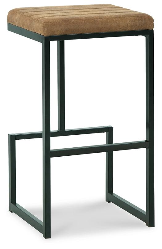 Strumford Bar Height Bar Stool D109-230 Black/Gray Contemporary Barstool By Ashley - sofafair.com