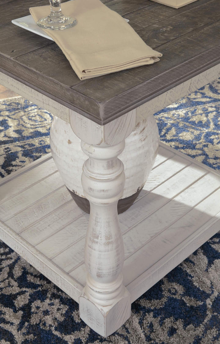 Havalance Coffee Table and 2 End Tables T814T1 White Casual Occasional Table Package By Ashley - sofafair.com