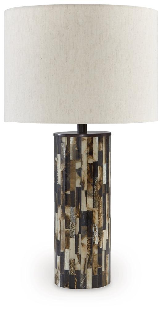 L235684 White Contemporary Ellford Table Lamp By AFI - sofafair.com