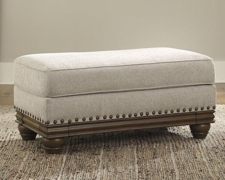 Harleson Ottoman 1510414 Wheat Traditional Stationary Upholstery By AFI - sofafair.com