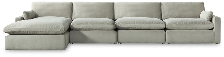 Sophie 4Piece Sectional with Chaise 15705S8 Gray Contemporary Stationary Sectionals By AFI - sofafair.com