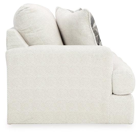 3140335 White Contemporary Karinne Loveseat By Ashley - sofafair.com