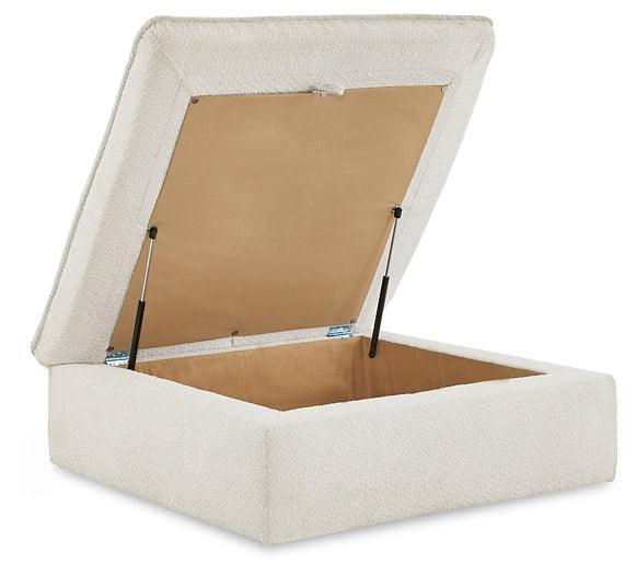 Gimma Ottoman With Storage 1600511 Gray Contemporary Stationary Upholstery By AFI - sofafair.com