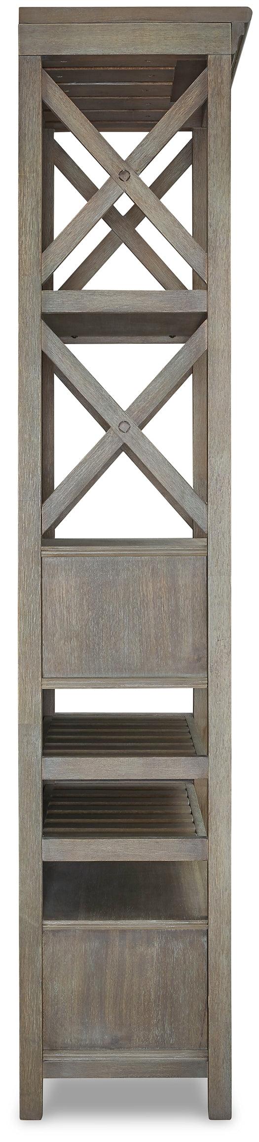 D799-76 Brown/Beige Casual Moreshire Display Cabinet By Ashley - sofafair.com