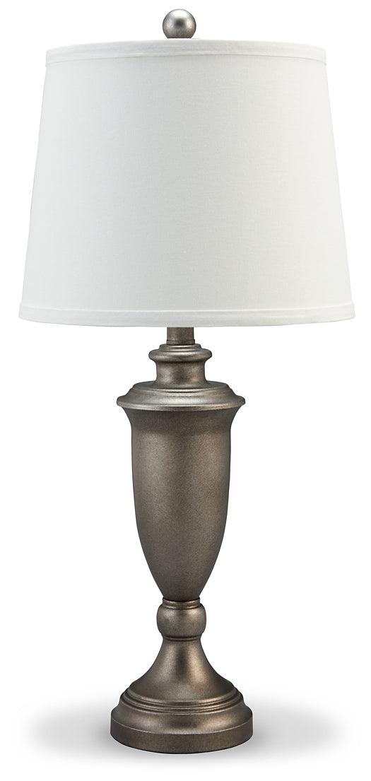 Doraley Table Lamp (Set of 2) L204414 Metallic Traditional Table Lamp Pair By Ashley - sofafair.com