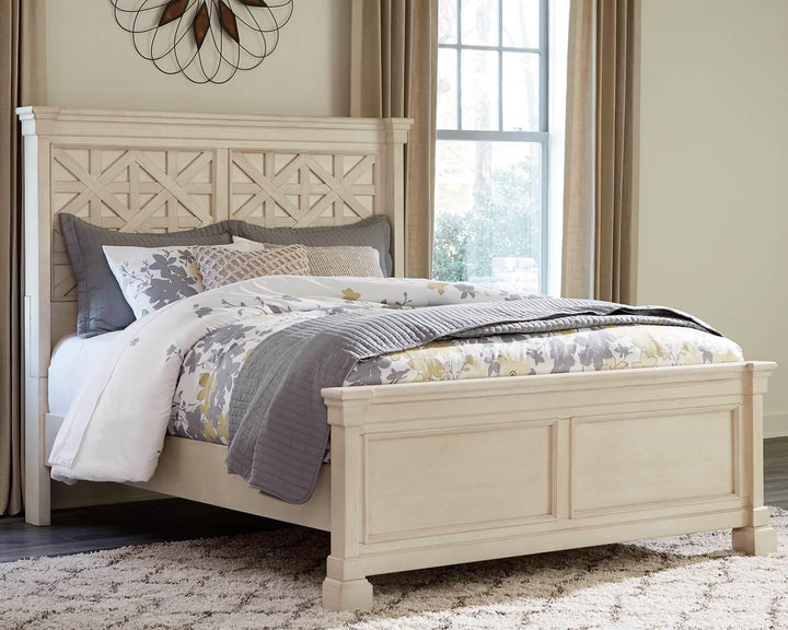 Bolanburg Queen Panel Bed B647B2 White Casual Master Beds By Ashley - sofafair.com
