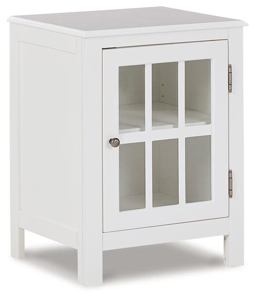 Opelton Accent Cabinet A4000377 White Casual Stationary Upholstery Accents By Ashley - sofafair.com