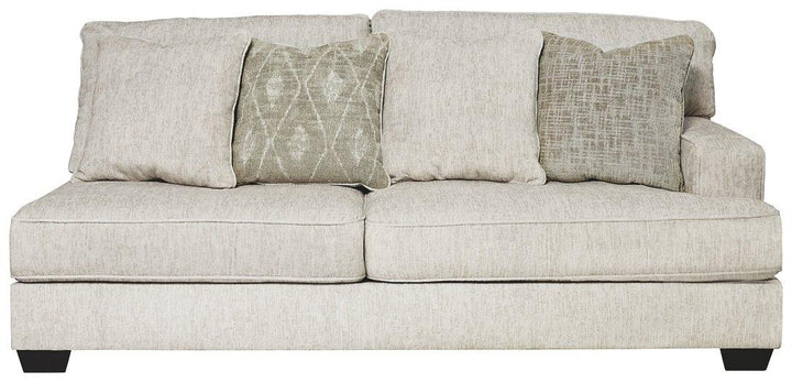 Rawcliffe 3Piece Sectional 19604S1 Parchment Casual Stationary Sectionals By AFI - sofafair.com