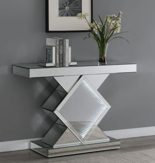 953333 Silver Console table By coaster - sofafair.com