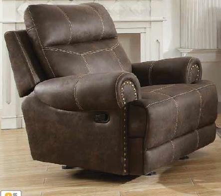 Brixton motion 602443 Buckskin brown Traditional fabric recliners By coaster - sofafair.com