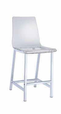 Everyday dining: stools 100265 metal counter height stool By coaster - sofafair.com