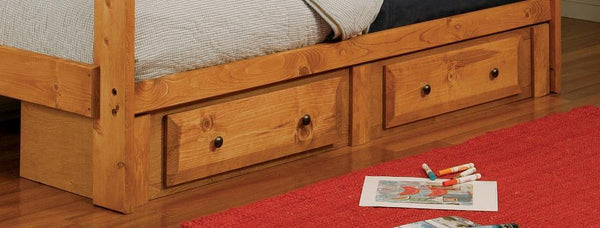 Wrangle hill 460097 Rustic under bed storage By coaster - sofafair.com