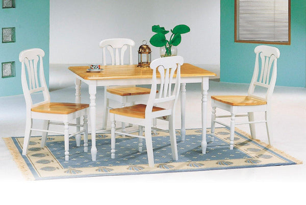 Dinettes: wood 4147 Country Dining Table1 By coaster - sofafair.com