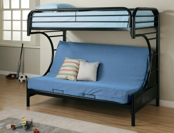 2253 metal Montgomery futon bunk bed By coaster - sofafair.com