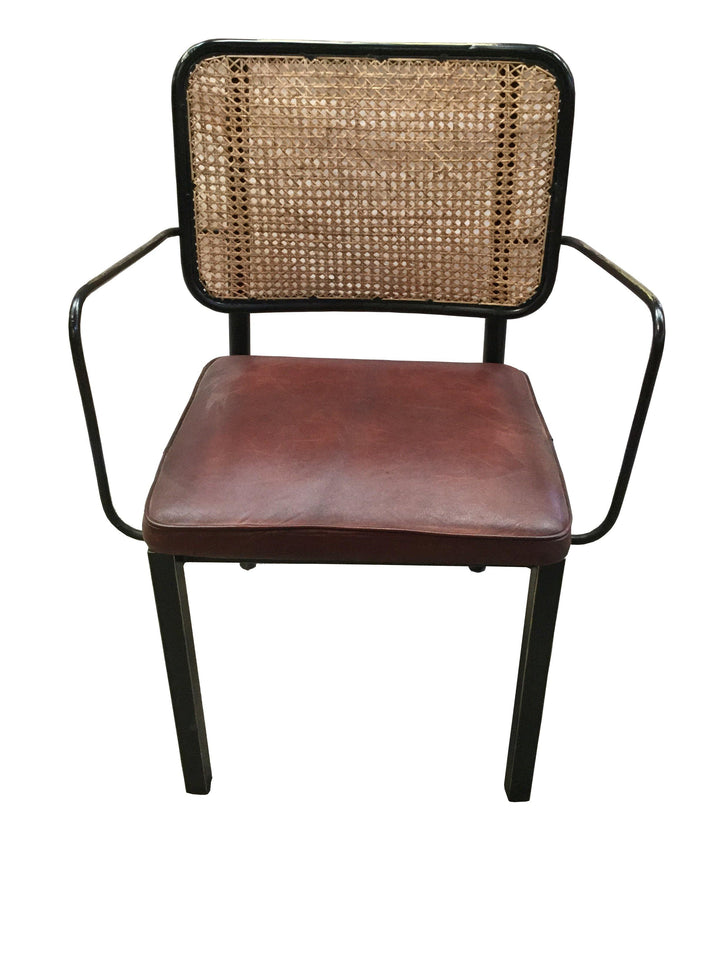 905590 Brown metal Accent chair By coaster - sofafair.com