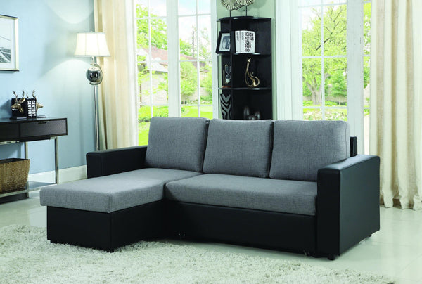Baylor casual grey sofa 503929 Grey Sectional1 By coaster - sofafair.com