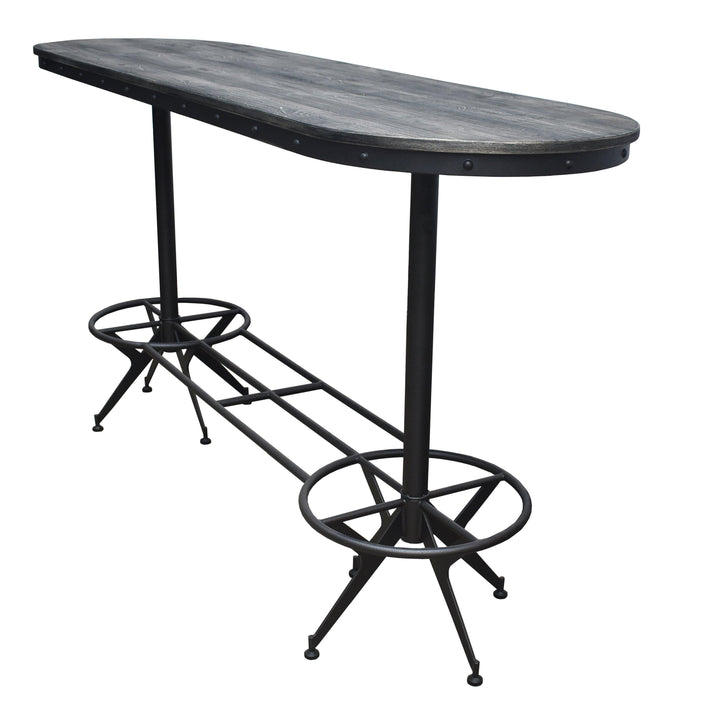 182271 metal Oval bar table By coaster - sofafair.com