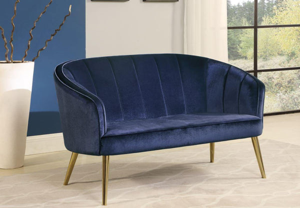 903033 Blue Accent chair By coaster - sofafair.com