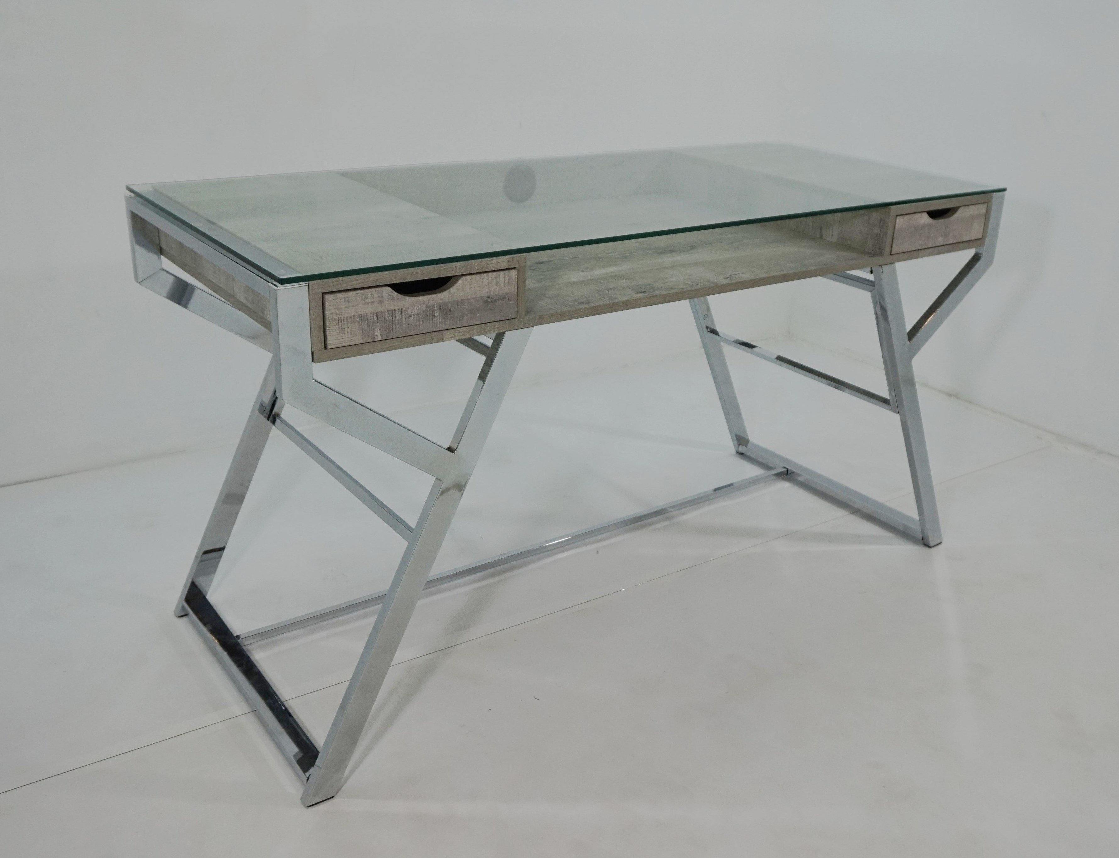 882116 Grey driftwood Writing desk By coaster - sofafair.com