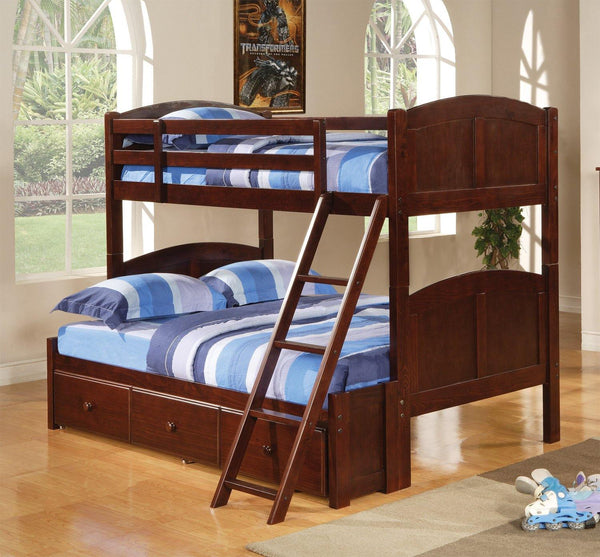 460212 Transitional Parker bunk bed By coaster - sofafair.com