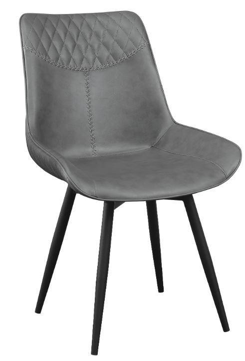 Swivel dining chair 110272 Grey Dining Chair1 By coaster - sofafair.com