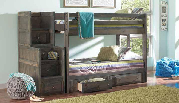 Wrangle hill 400831 Rustic bunk bed By coaster - sofafair.com