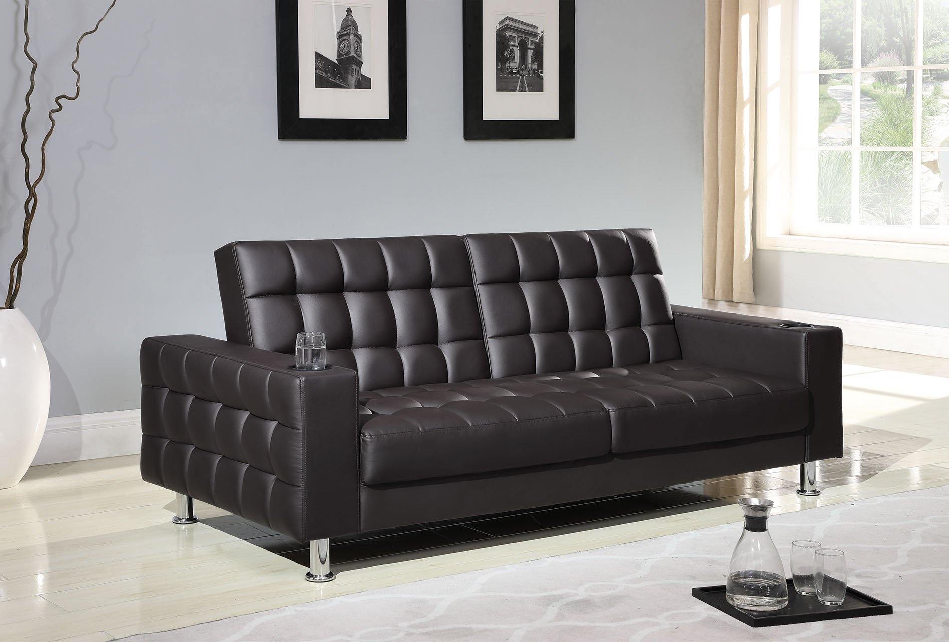 300294 Dark brown Casual Living room : sofa beds By coaster - sofafair.com